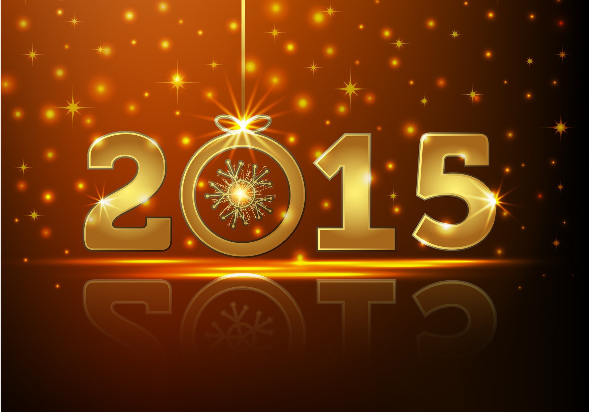 happy new year 2015 gold