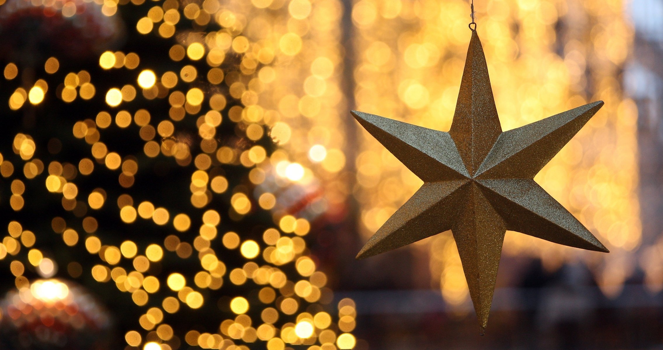 étoile de noël nouvel an arbre de noël décorations lumières lumière