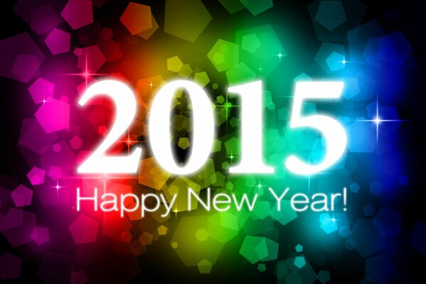 Pocztówka z okazji Nowego Roku 2015