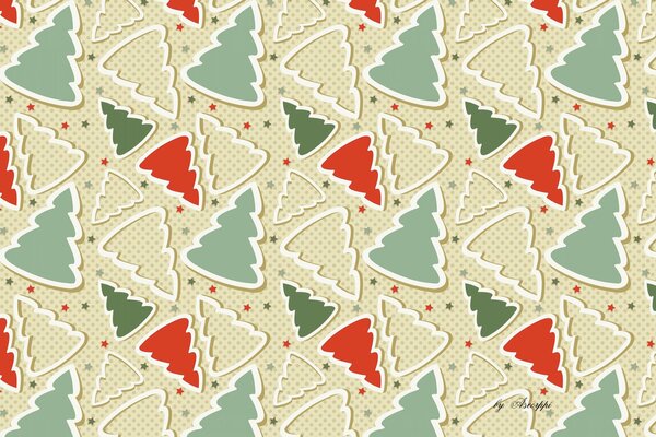 Christmas tree pattern for Christmas