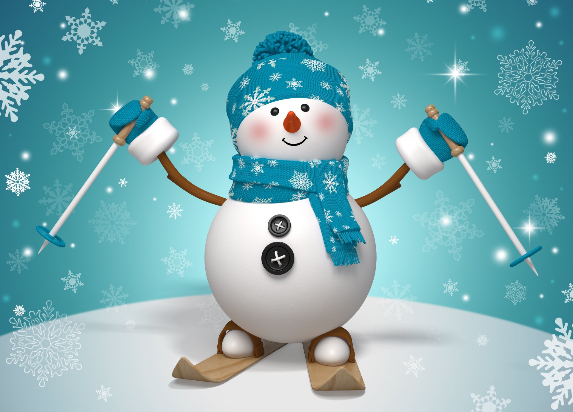 christmas new year snow snowman winter