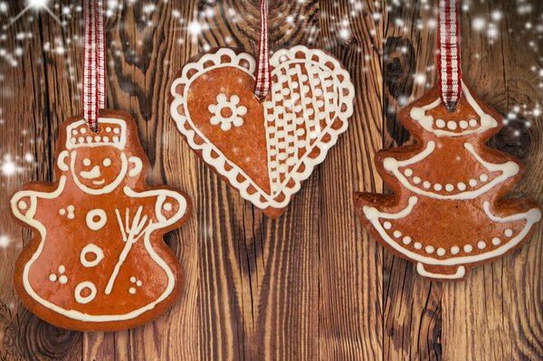 Dulces de año nuevo en la fiesta de Navidad