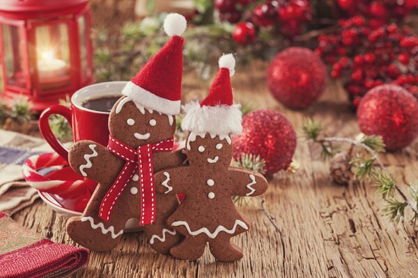Los pan de jengibre de chocolate te desean una feliz Navidad