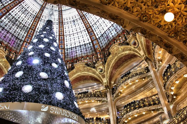 Un árbol de Navidad en Francia