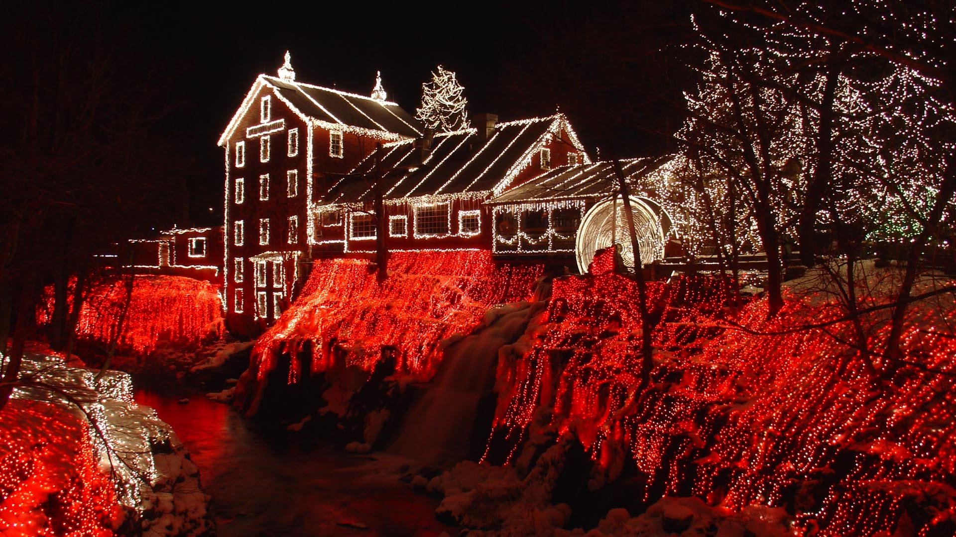 casa neve nuovo anno inverno