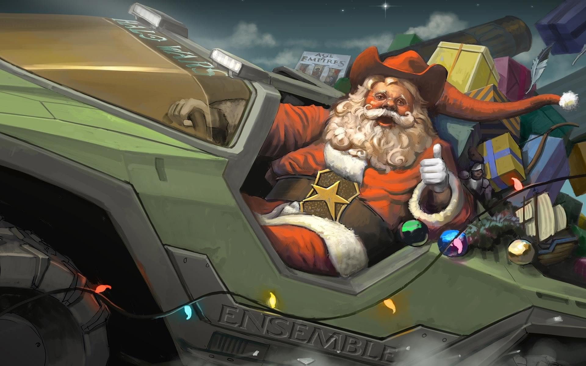 halo halo wars santa claus christmas gifts age of empires 3 m12 boar