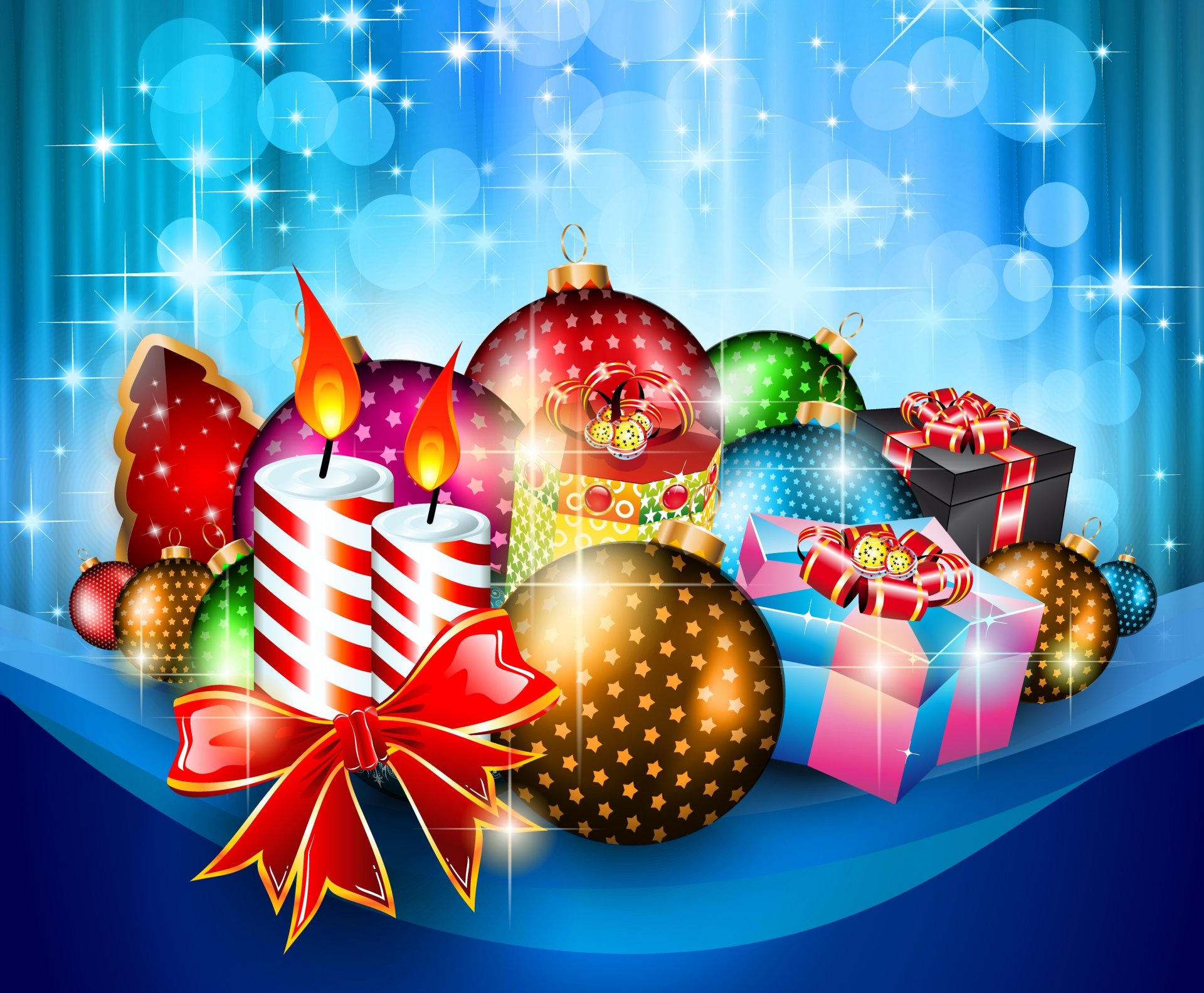 neujahr weihnachten urlaub bälle dekorationen