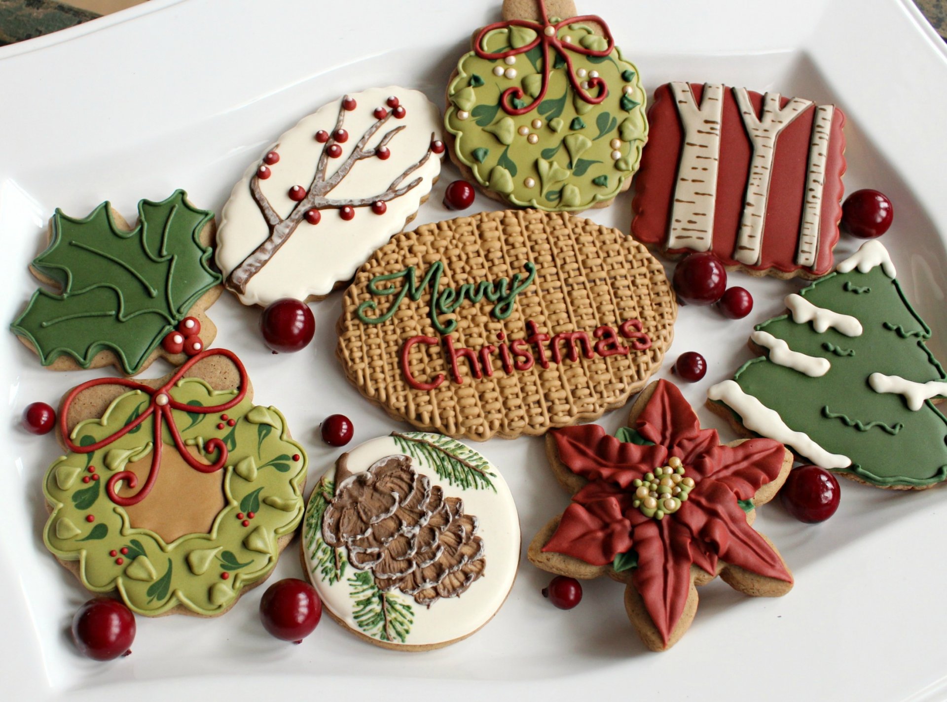 vacaciones galletas dulces golosinas año nuevo estado de ánimo navidad