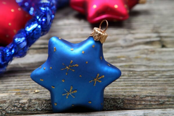 Decoration star for the new year