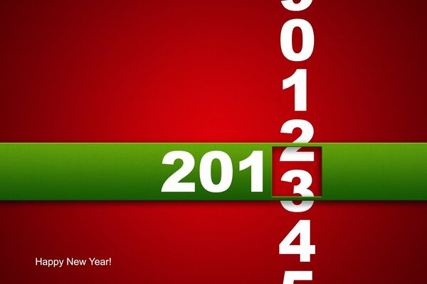L arrivée de la nouvelle année 2013