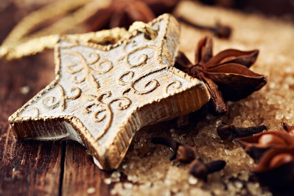 Galletas festivas para año nuevo y Navidad