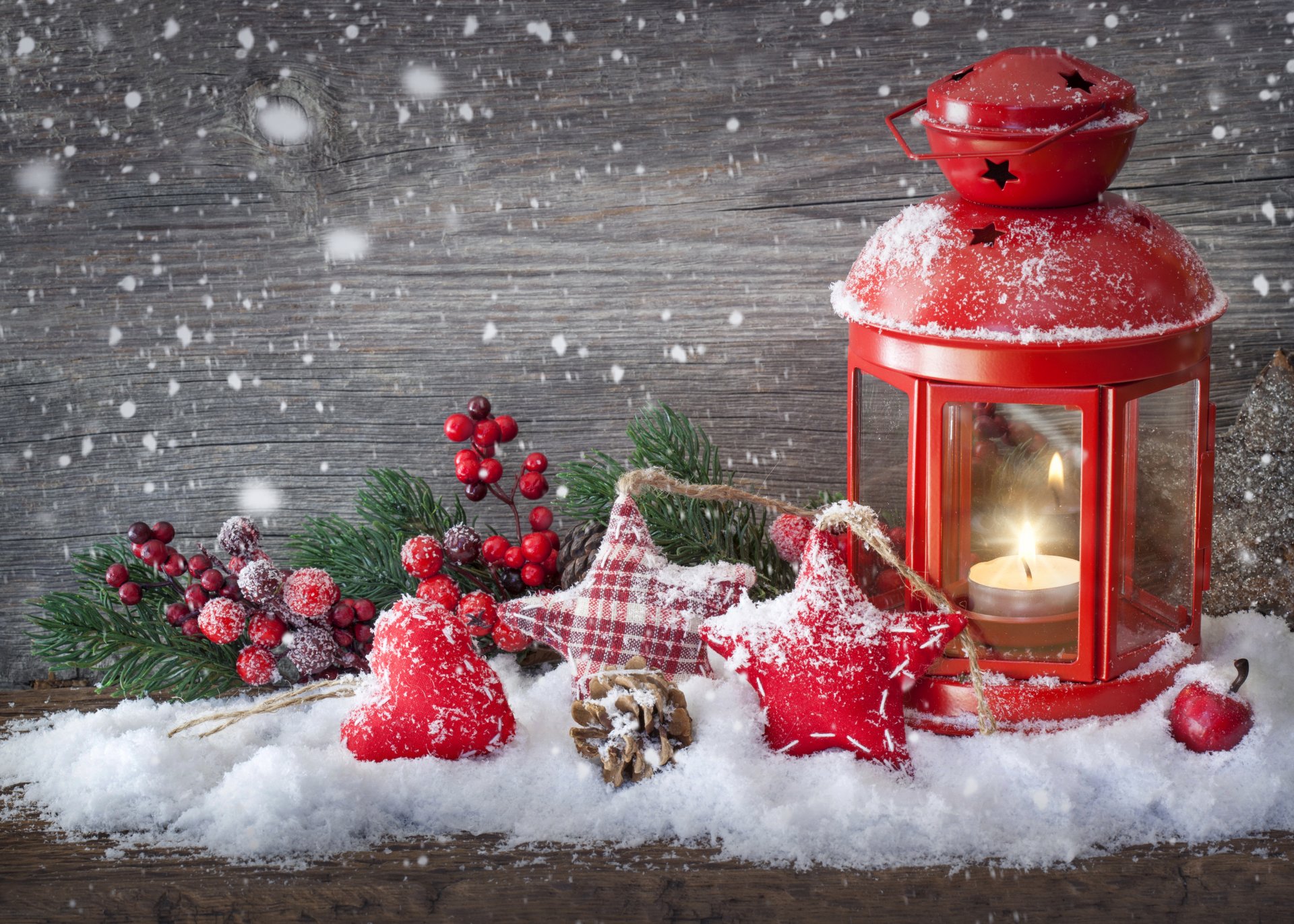 neujahr weihnachten spielzeug weihnachtsbaum zweig sterne herz kegel kerze kerzenhalter schnee