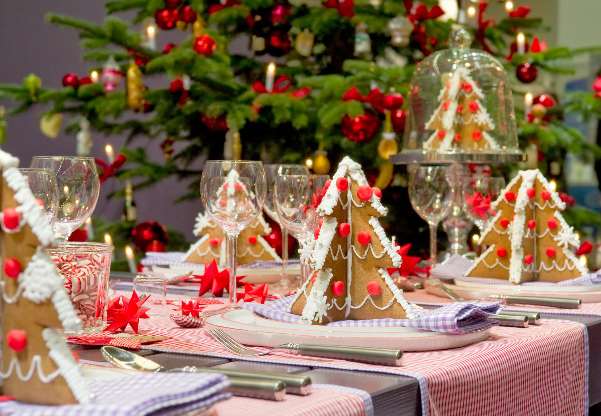 tisch neujahrstag gebacken süß dekoration elegant weihnachtsbaum