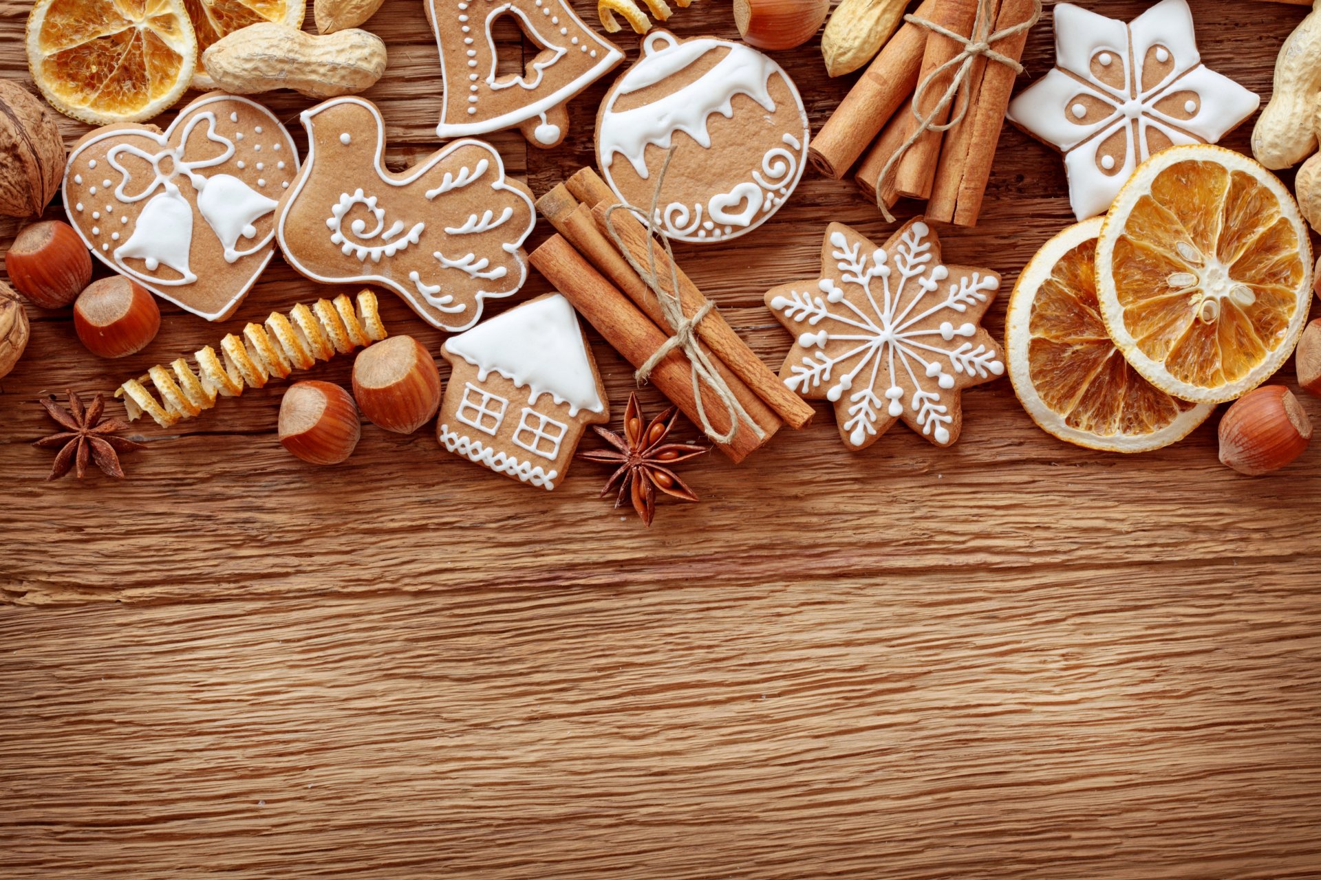 año nuevo vacaciones navidad galletas