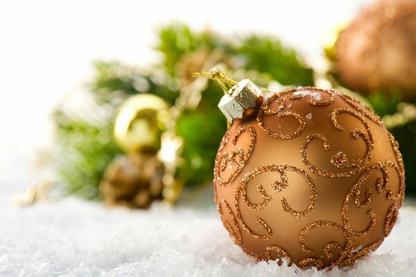 Bolas de Navidad en el árbol de Navidad