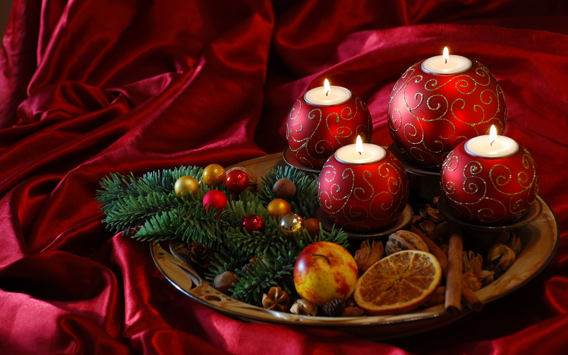 vacaciones año nuevo velas llama fuego árbol de navidad