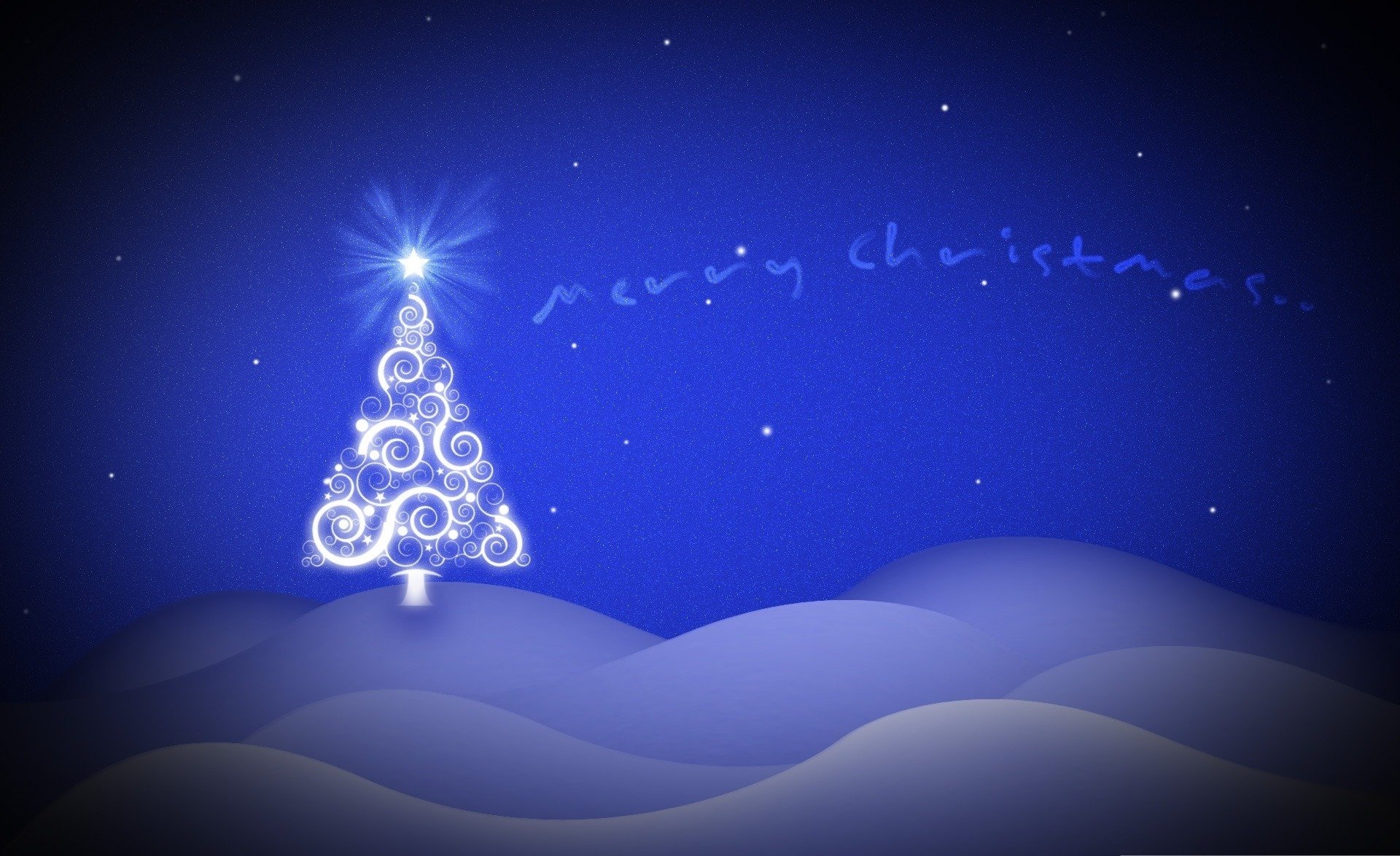 nogvy year holiday mood images graphics christmas tree blue background new year wallpaper