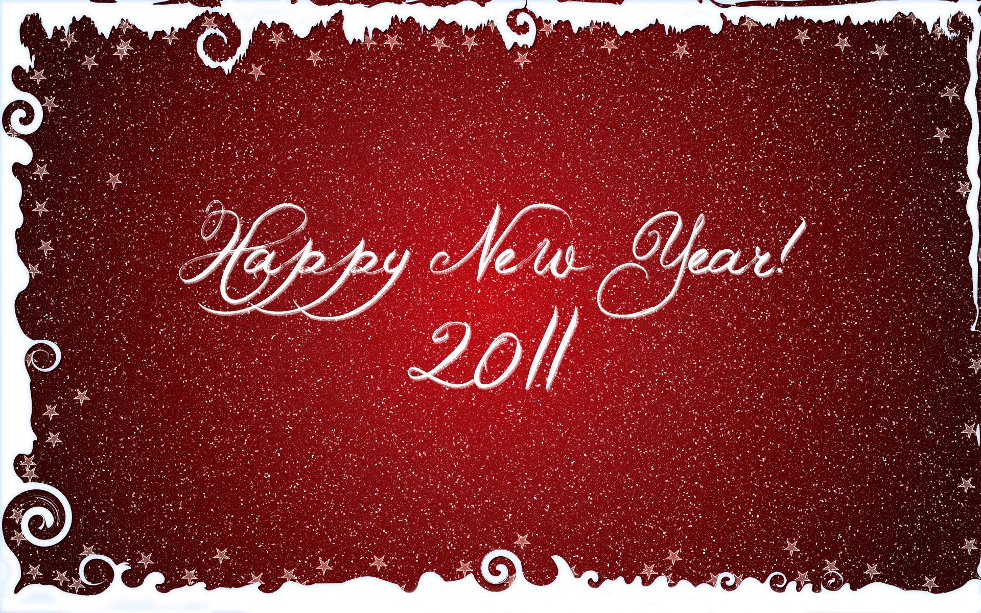 new year inscription greeting letters font background red snowflakes star