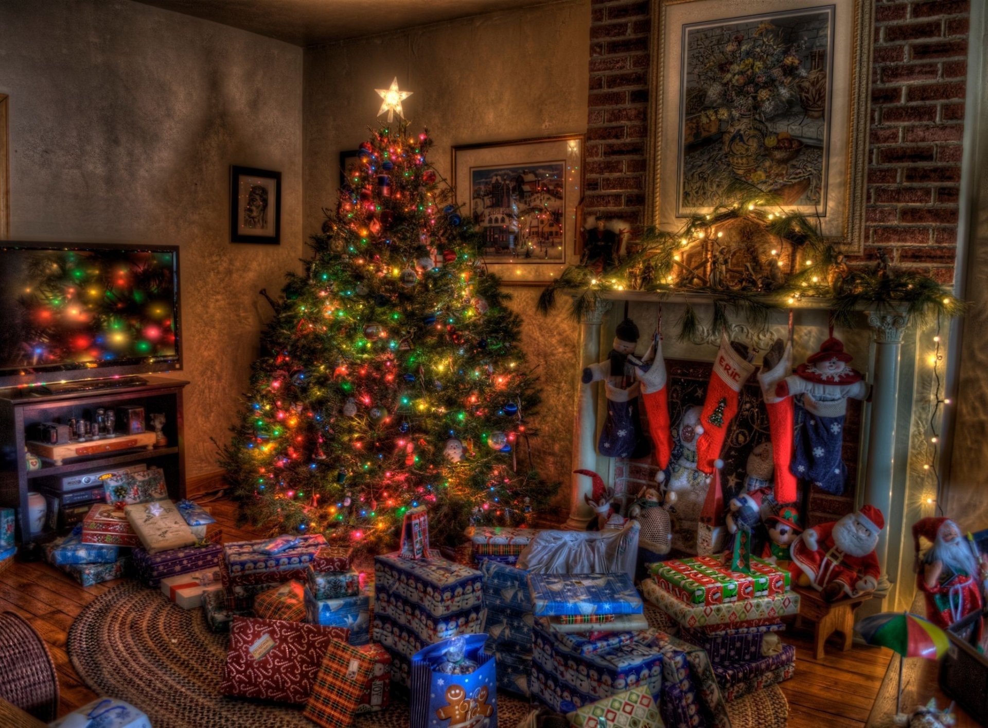 vacances nouvel an arbre de noël cadeaux