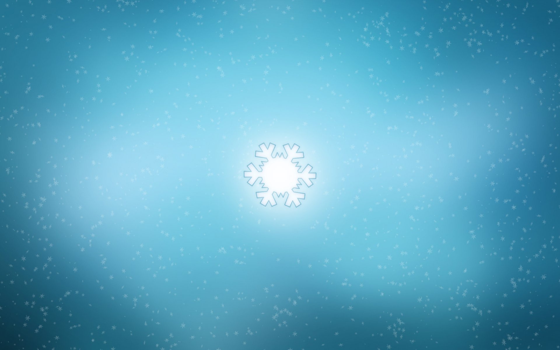 glow snow snowflake minimalism