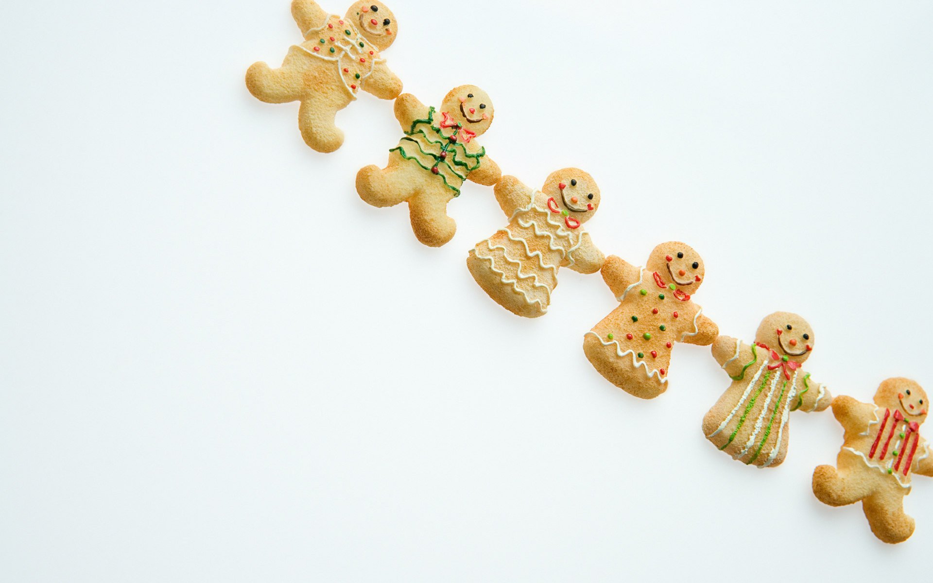 galletas hombres círculo en la esquina