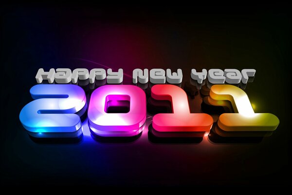 Numeri colorati 2011 e auguri di buon anno