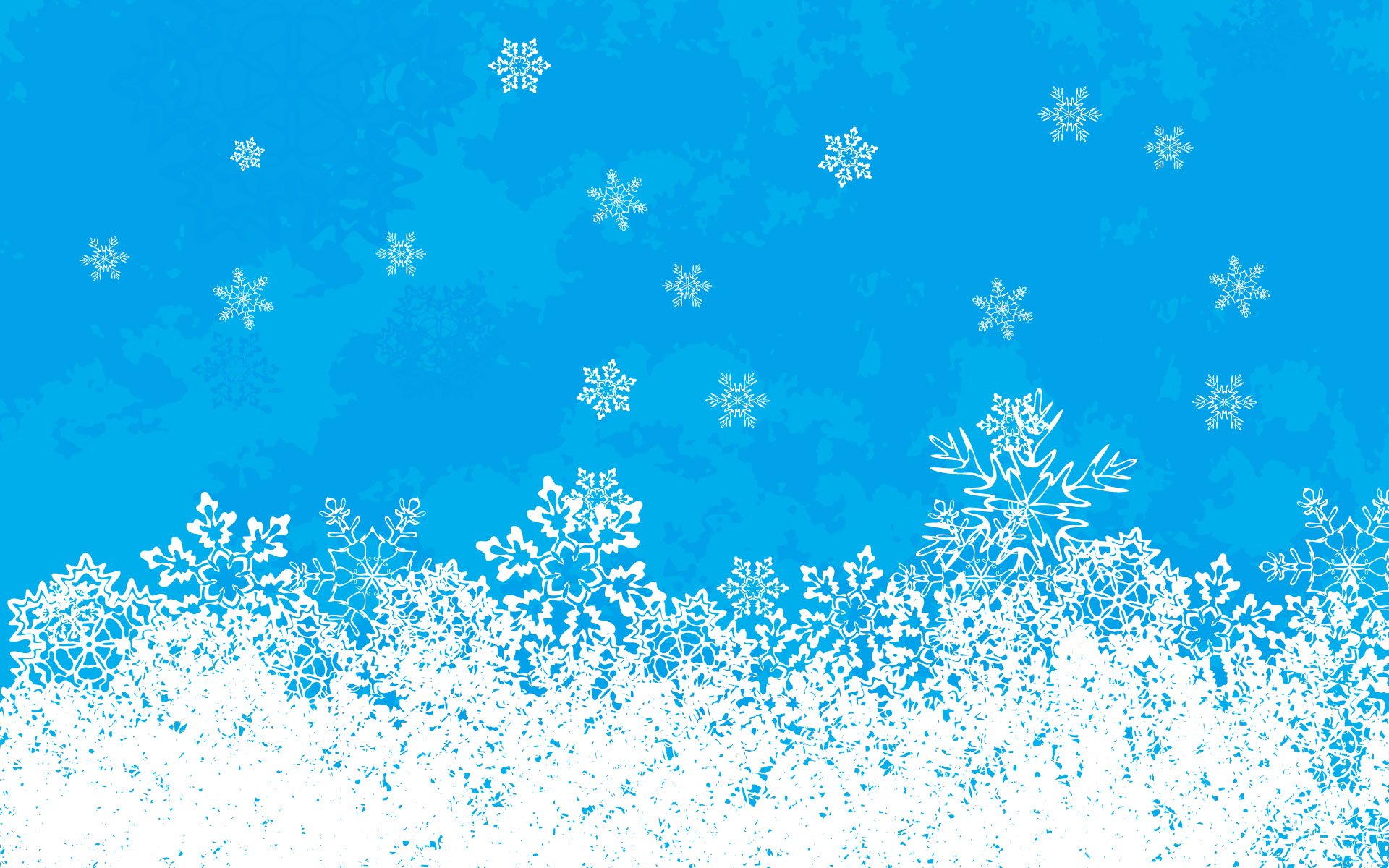 new year snowflakes blue white