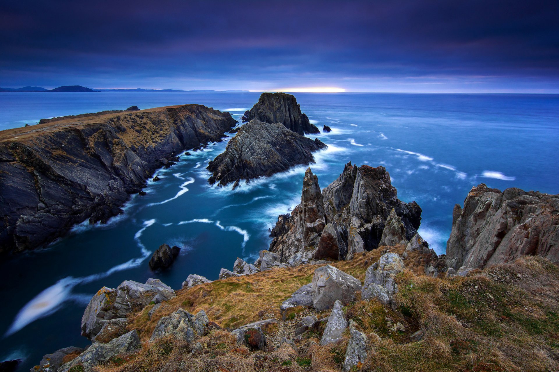 irlandia północna hrabstwo donegal morze ocean niebo