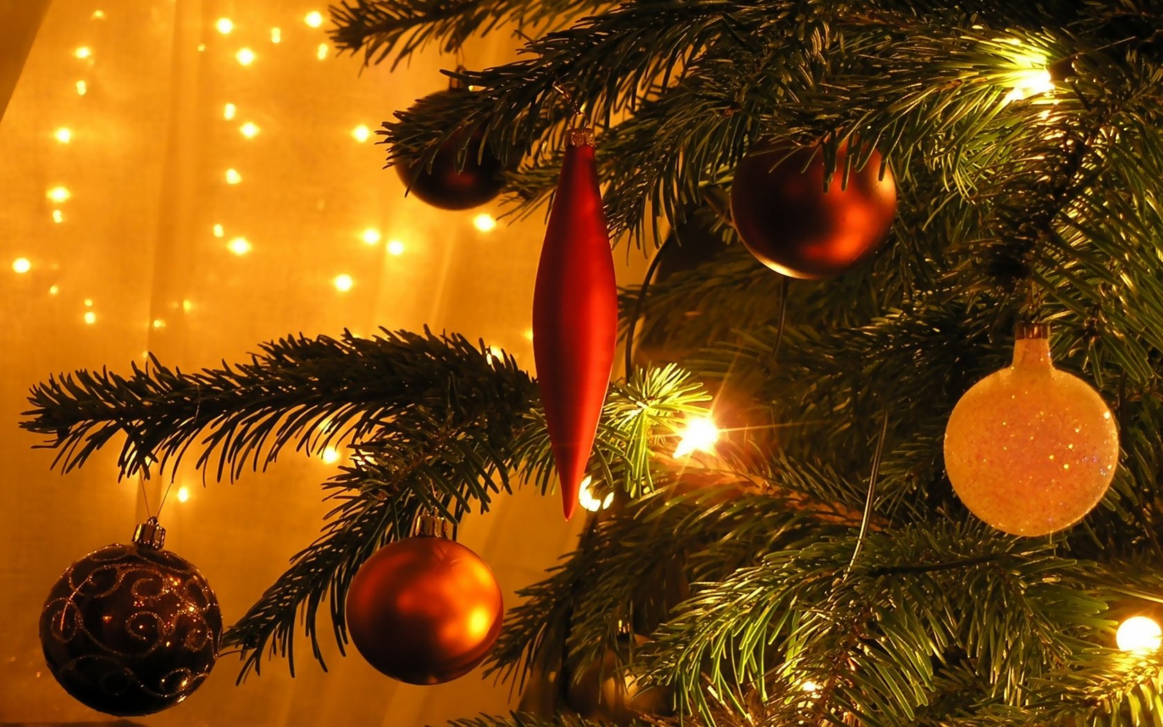 capodanno luci albero di natale