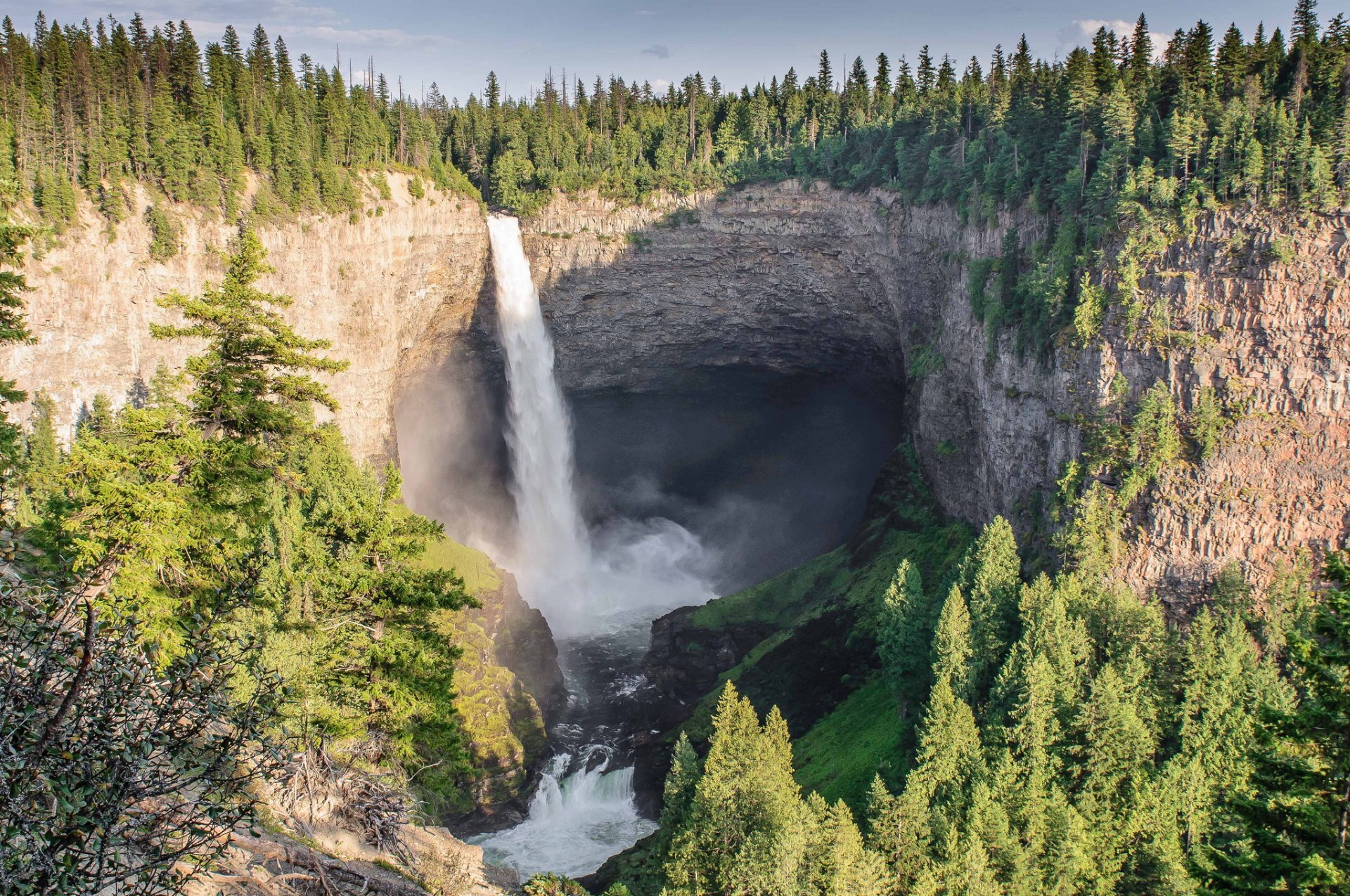 helmken wasserfall landschaft natur wasserfall wald