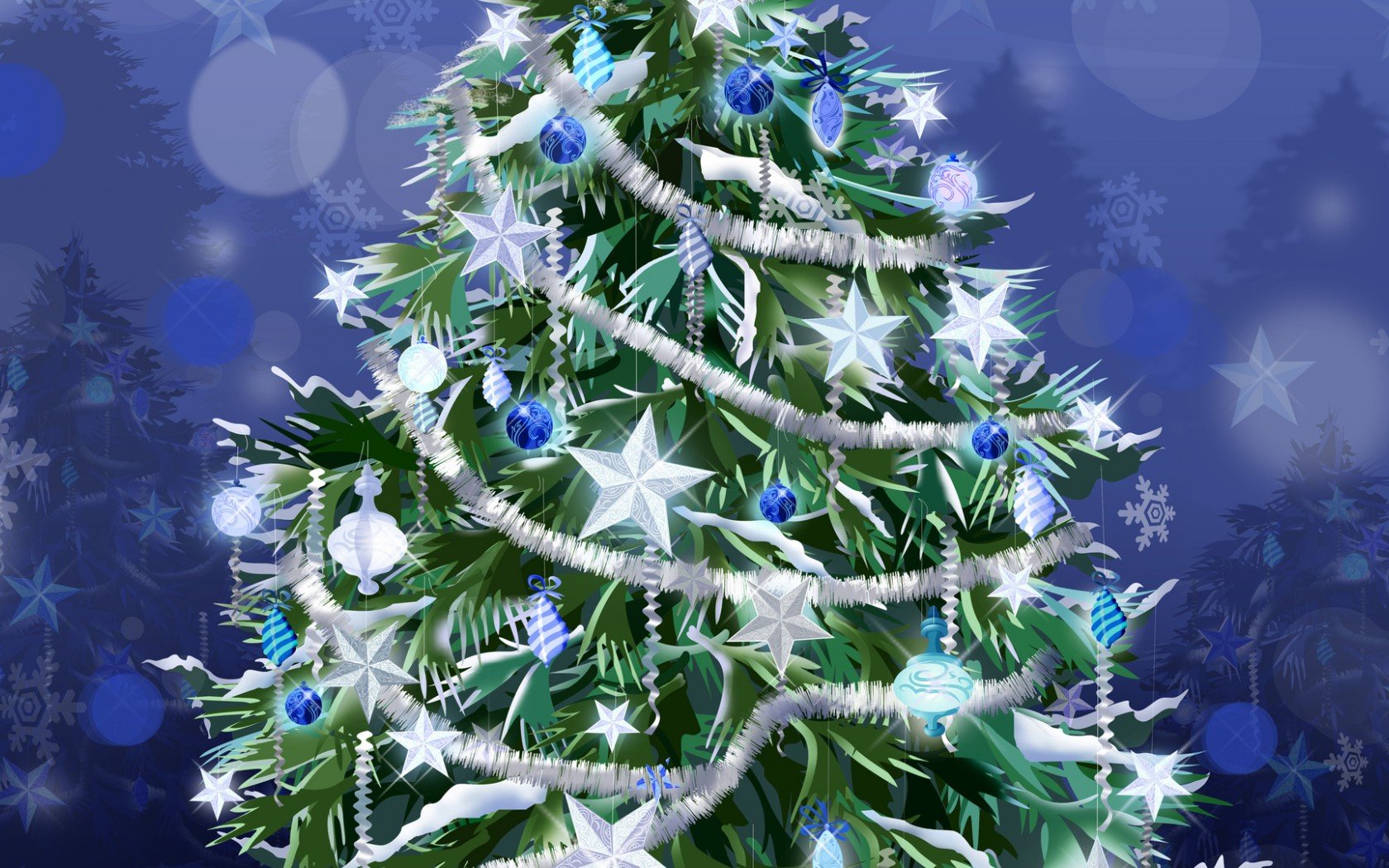 christmas tree new year vector decoration