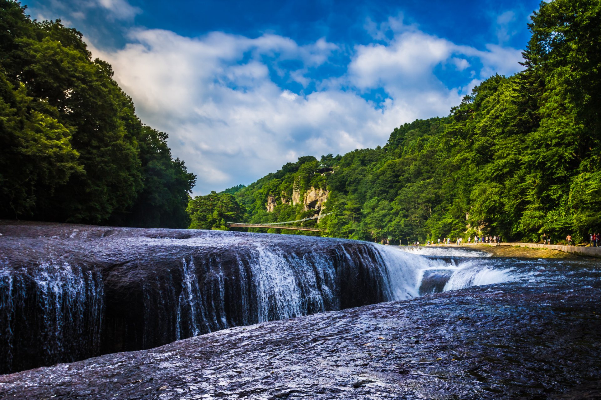 fukiware falls katasina river gunma japan fukivare falls katasina river wasserfall fluss wald