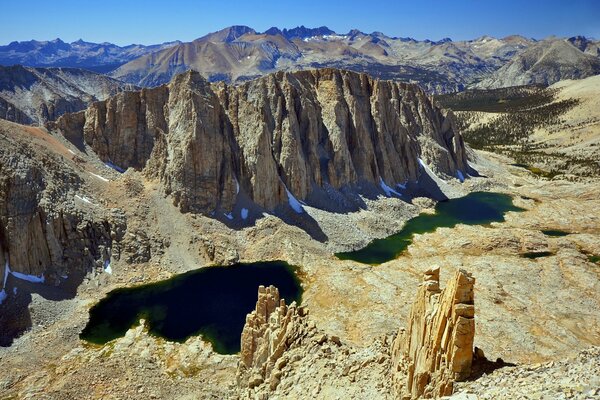 Rocky Sequoia National Park in the USA