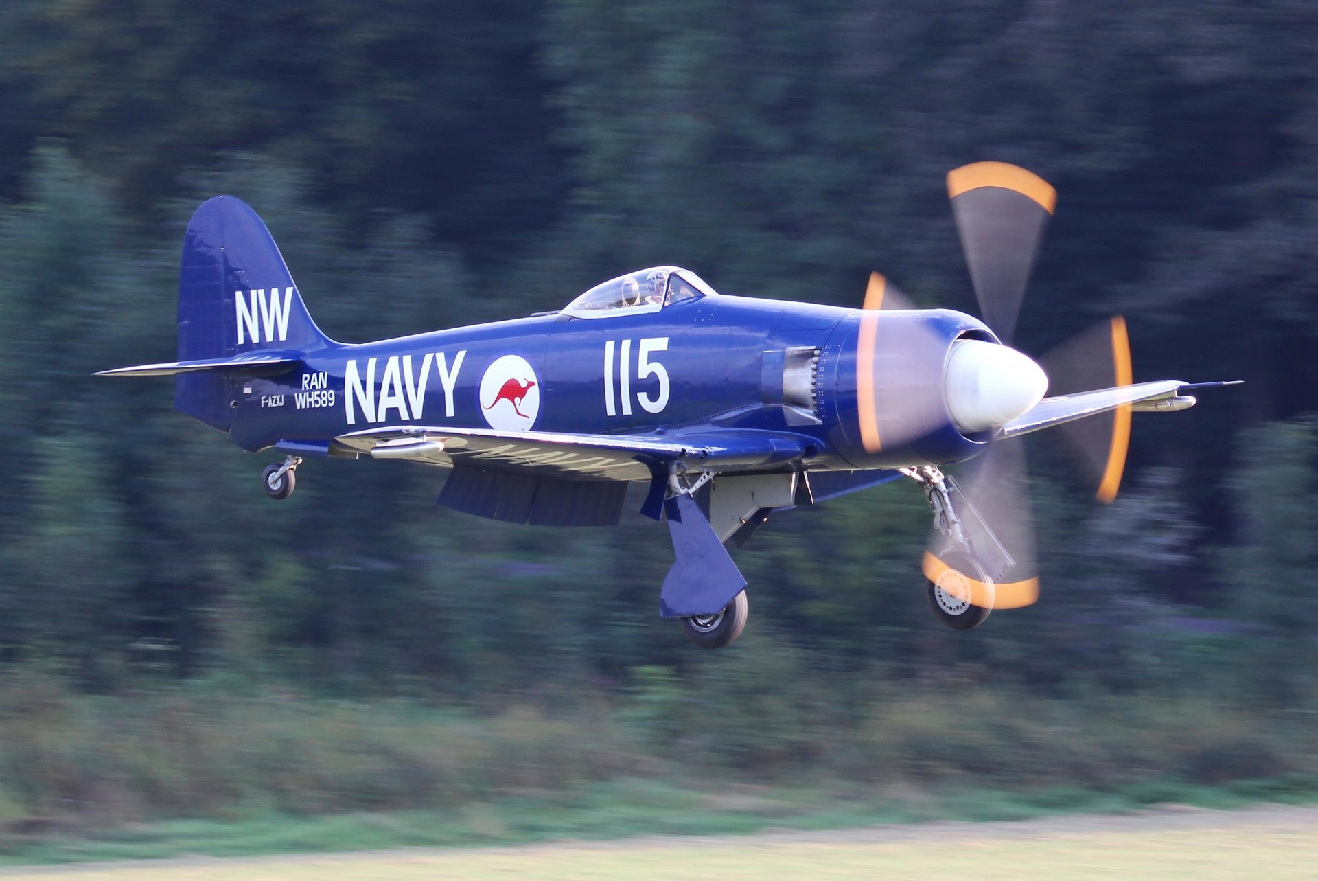 hawker wut meer fb.11 wunden einzel kampfflugzeug-bomber schiffs- und flugplatzbasis australische marine ww2