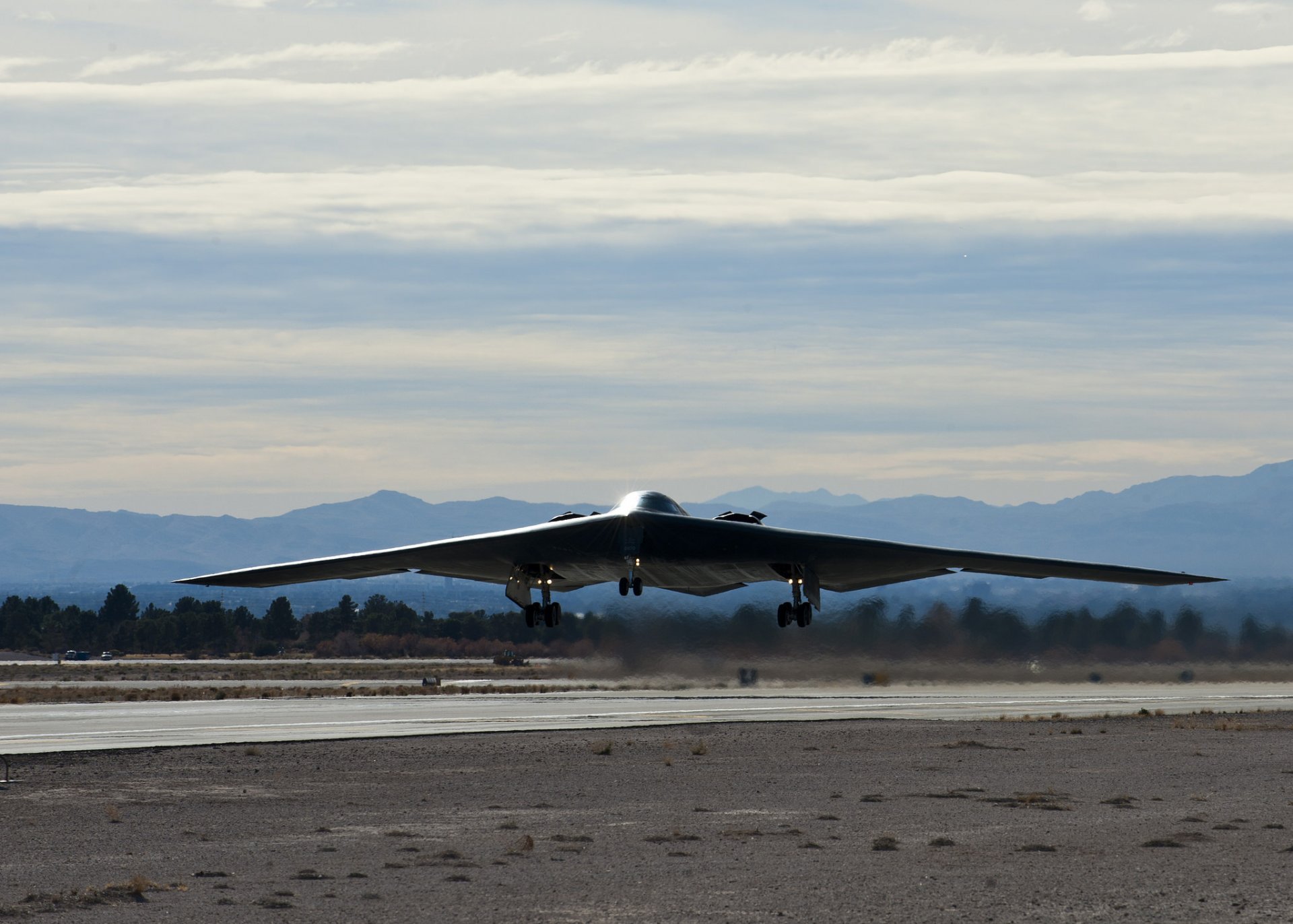 northrop b-2 spirit strategico bombardiere aeroporto