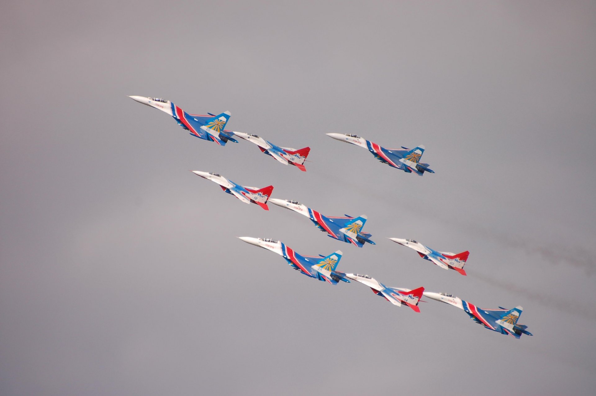 cavalieri russi rondoni acrobazia su-27 mig-29