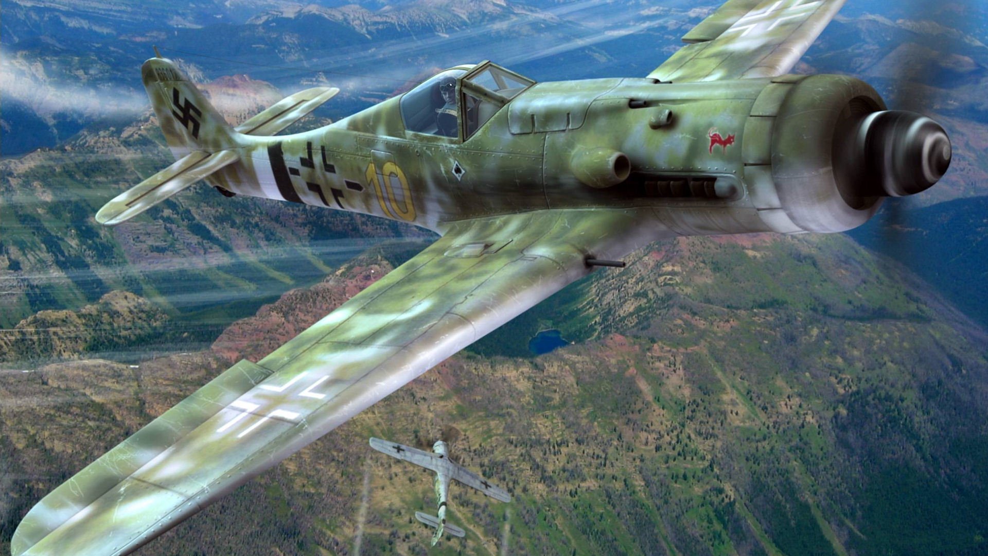 focke-wulf fw 190 wurger sorokoput