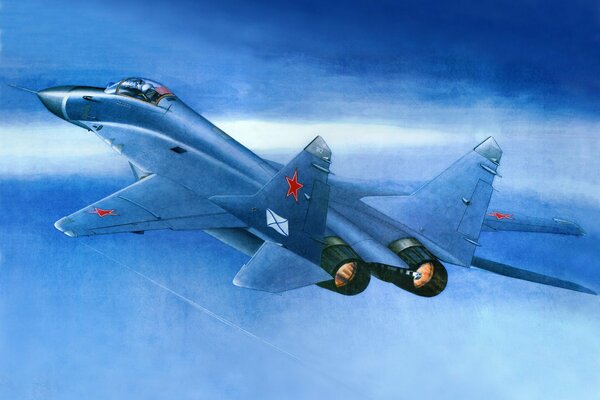 Russisches Kampfflugzeug mig-29k