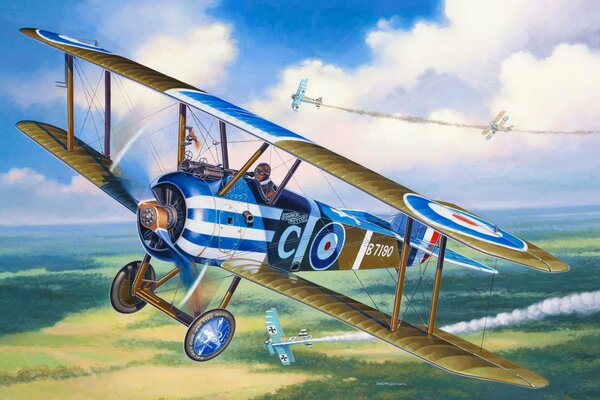 Avión de combate británico de la primera guerra mundial