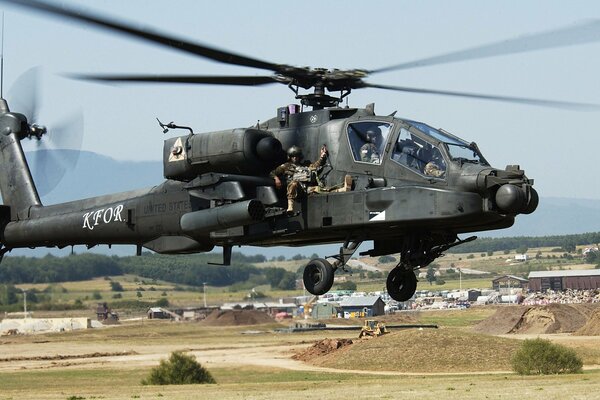 Główny Ah-64 Apache bojowy USA