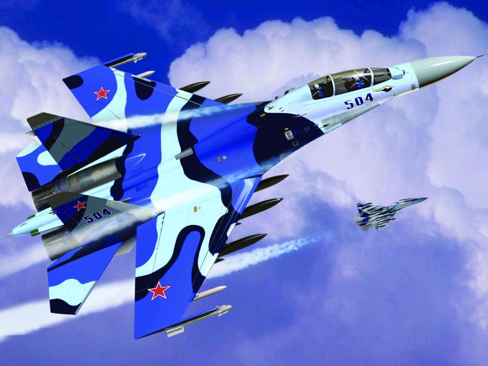 art plane su-30mk soviet russia upgraded commercial highly mobile double multi-purpose shock fighter developer design bureau dry air force russia