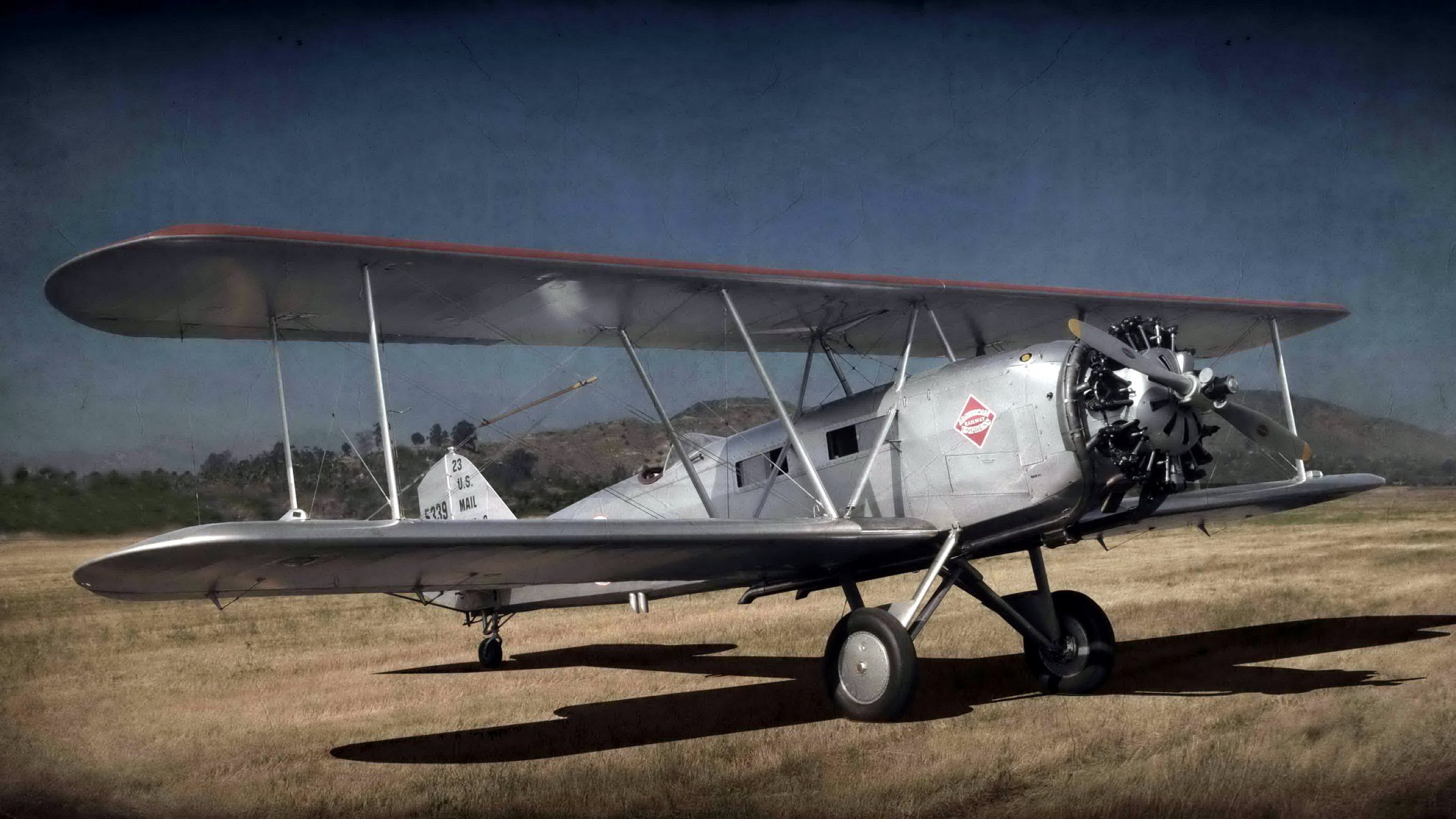 boeing 40c flugzeug hintergrund stil