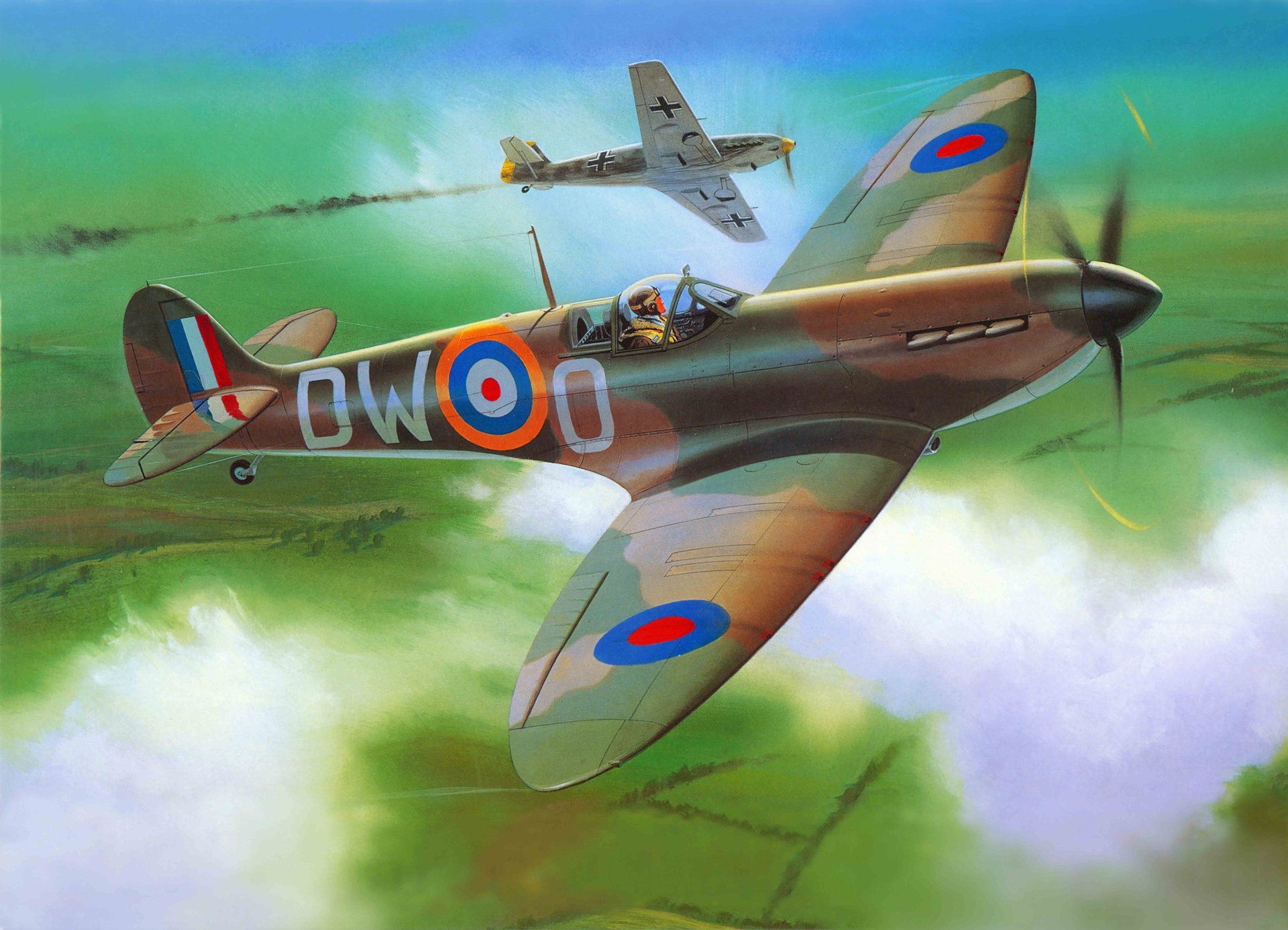 art airplane supermarine spitfire spitfire english fighter interceptor scout ww2