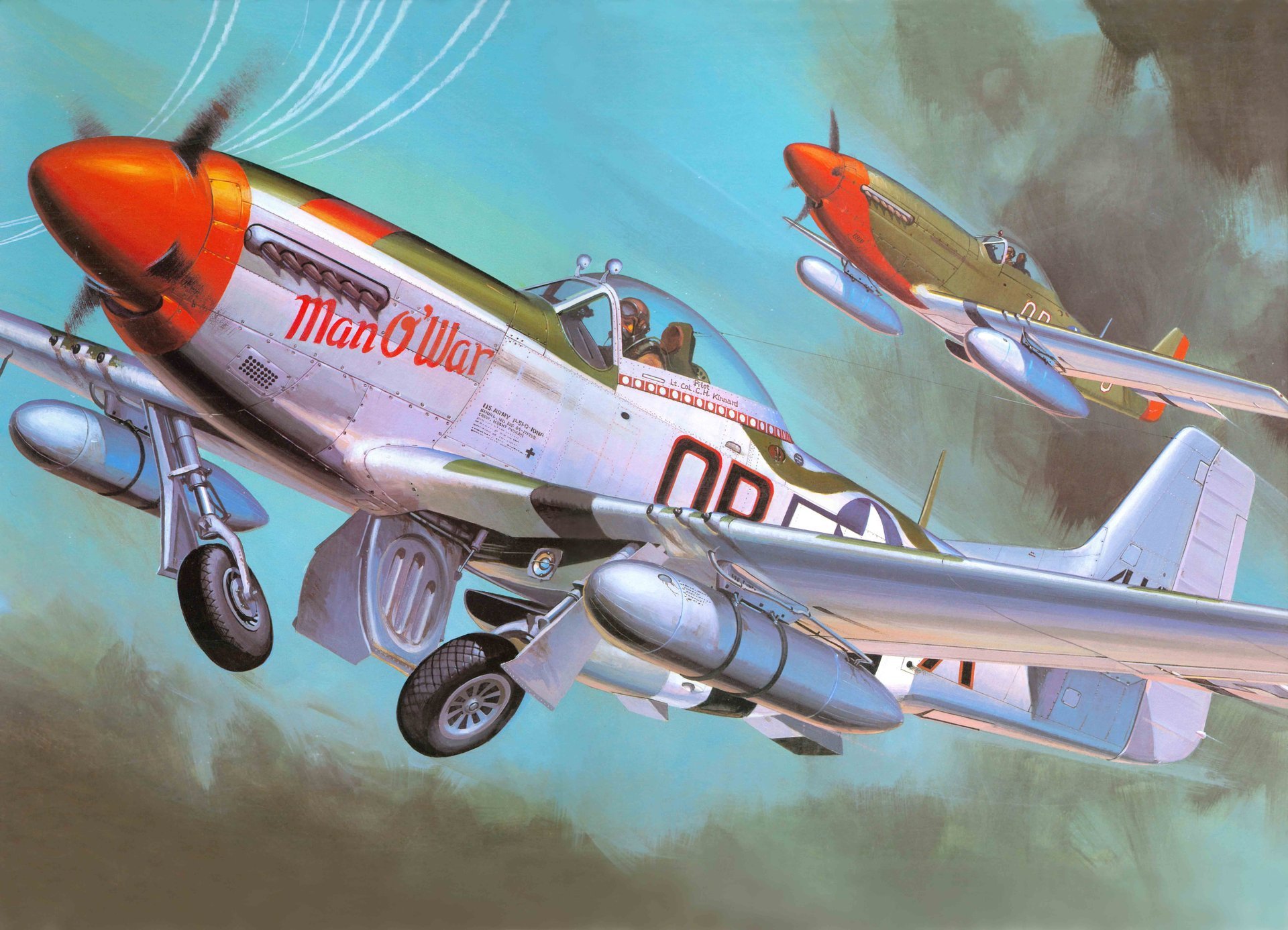 art aircraft nord america p-51 mustang americano singolo lungo raggio combattente ww2