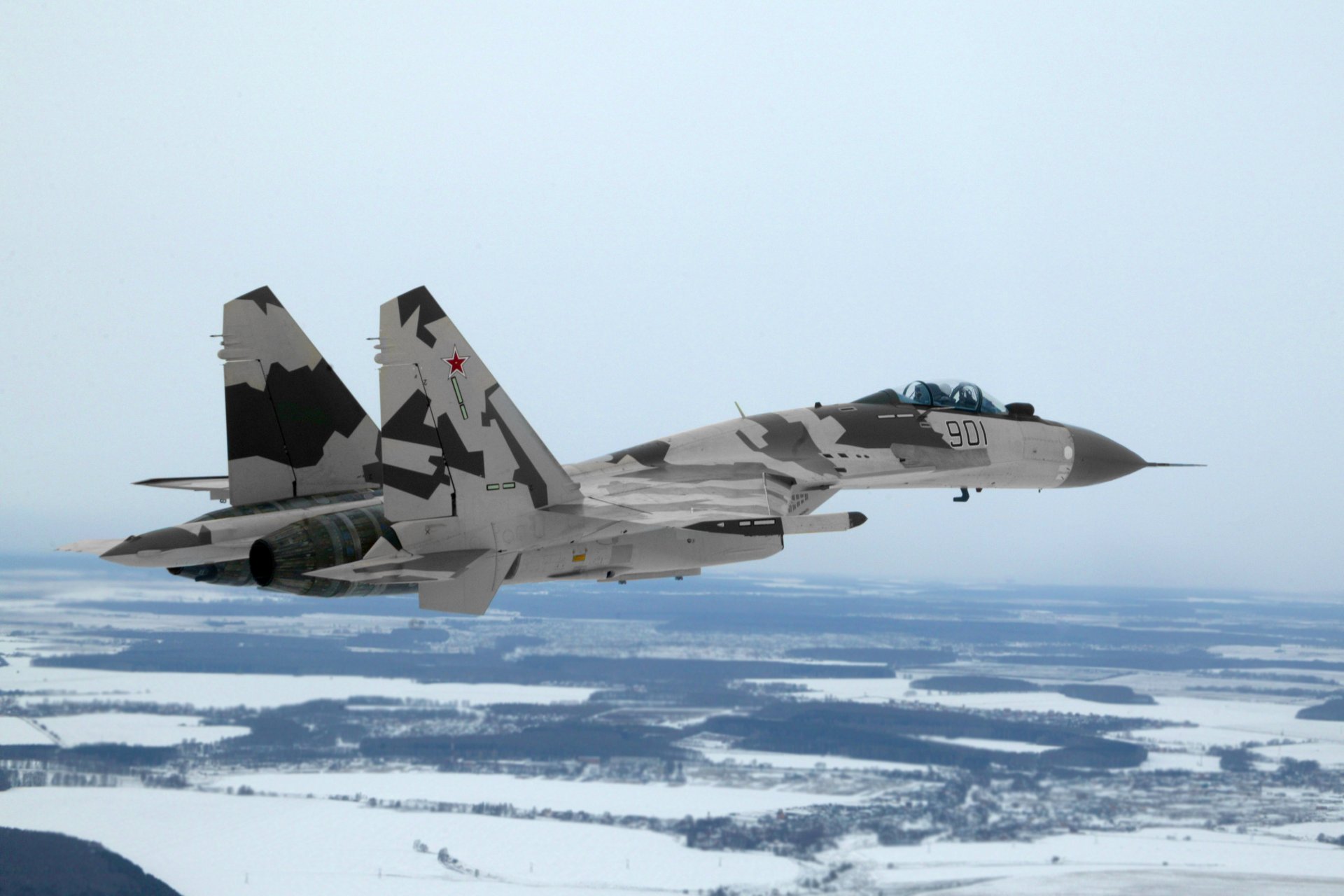 okb sukhoi su-35 su-35 vol dans les airs