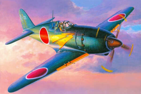 Japoński samolot podczas II wojny światowej