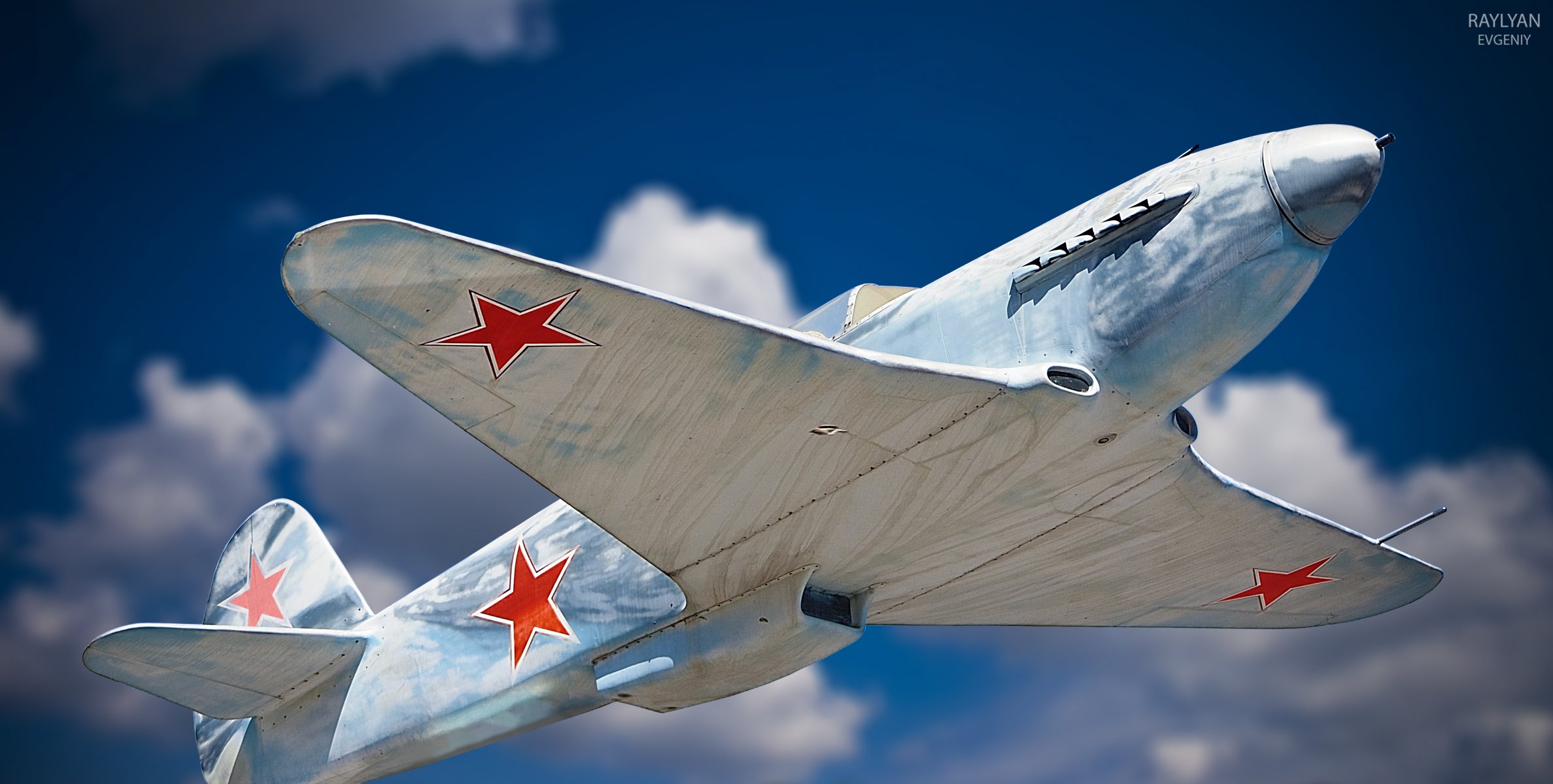 plane may 9 victory day sky war star yak3