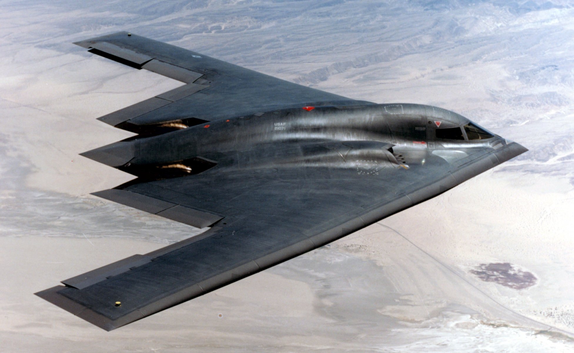 b-2 bombardier ciel avion