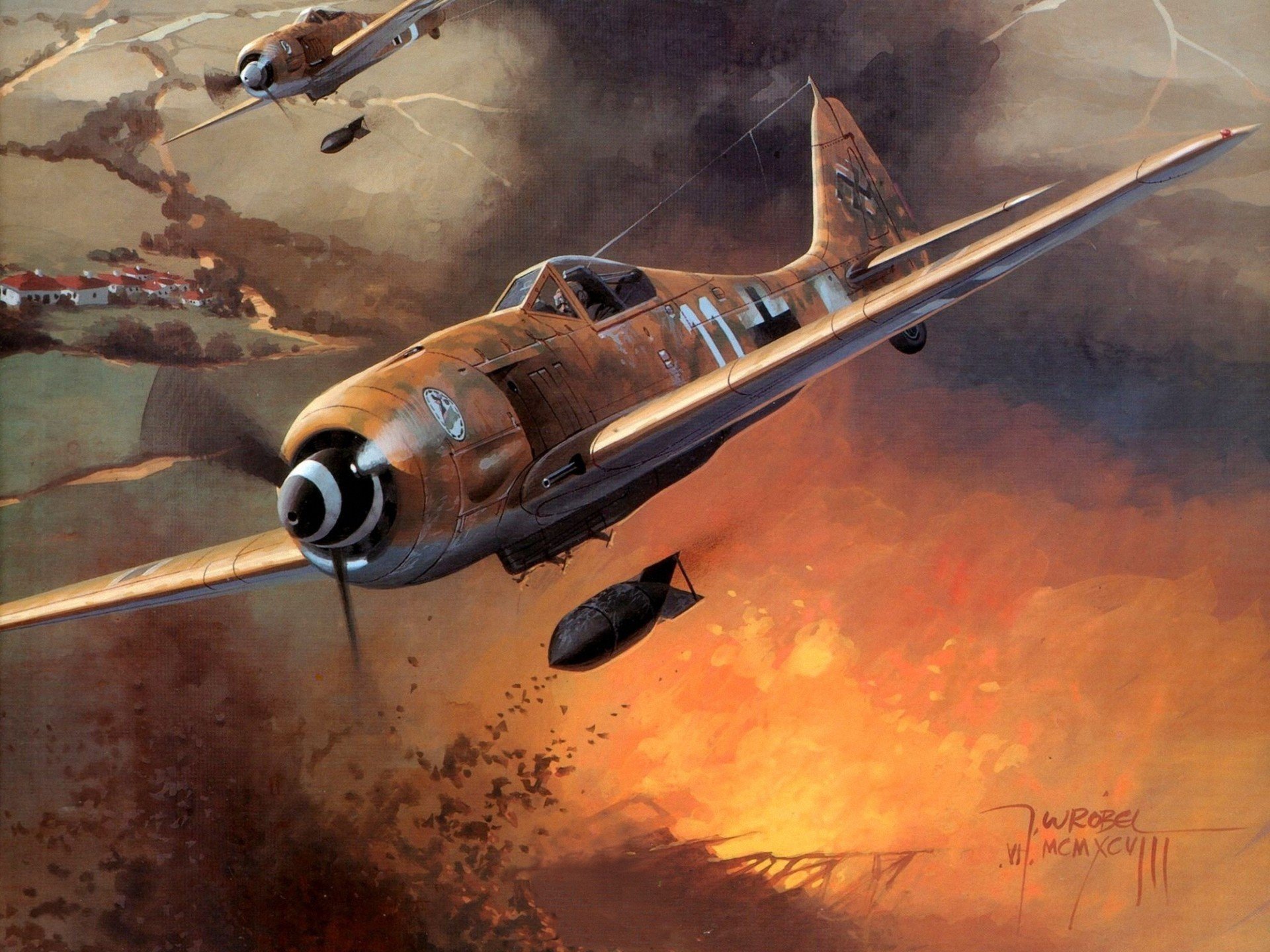 focke-wulf fighter wallpaper world sky