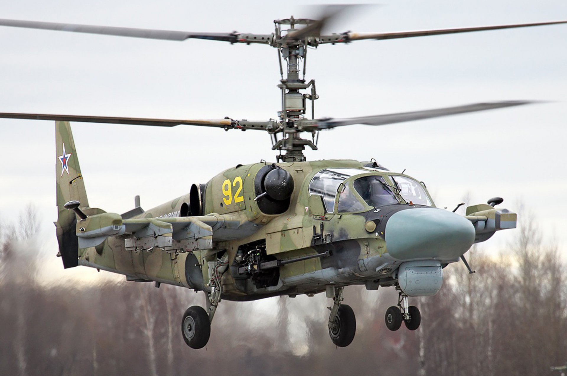 ka-52 alligator hélicoptère